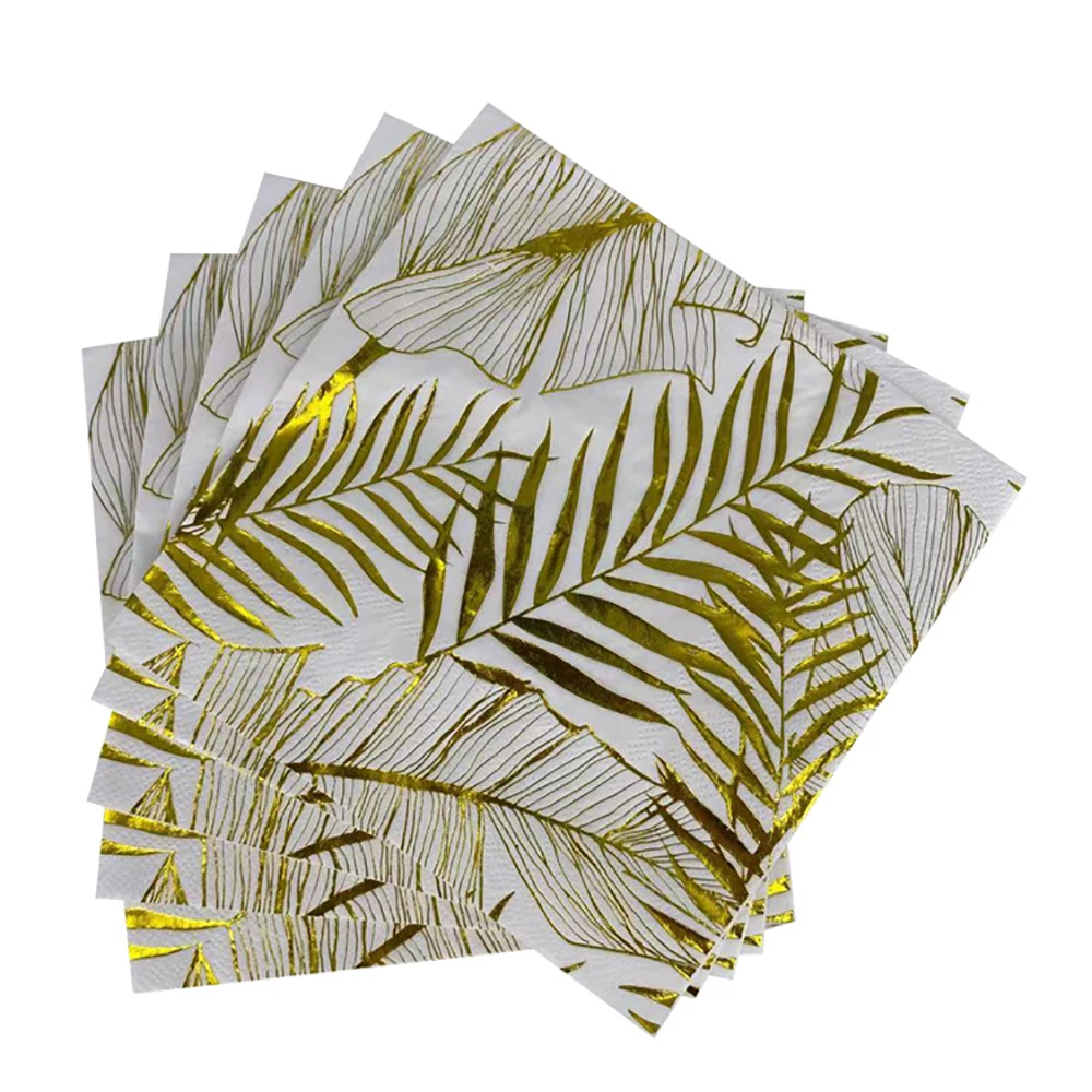 

Одноразовые салфетки с принтом, Коктейльные Праздничные салфетки с принтом