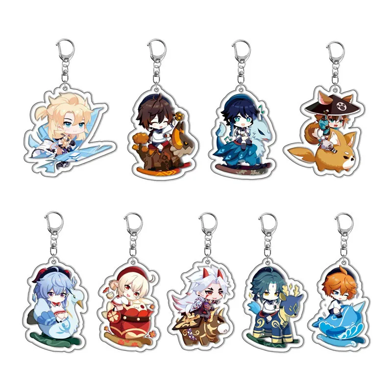 Аксессуары для костюмов косплея Genshin Impact Barbatos Albedo брелок с подвеской в подарок