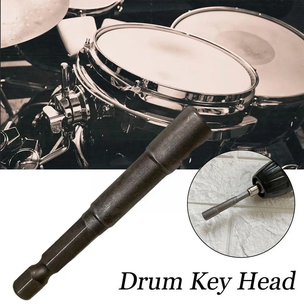 

1 Pcs Electric Drum Drum High Quality Metal Jazz Drum Special Drum Special Gray Batch Hand Wind Dark Drill O8b5