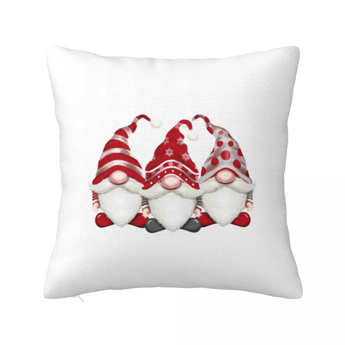 

Christmas Gnomes New Year Gift Pillowcase Printing Cushion Cover Gift Santa Happy Holidays Pillow Case Cover Chair Zipper 18"