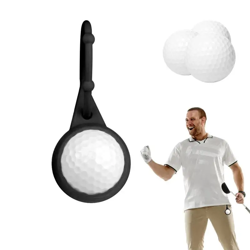 

Держатель для мяча для гольфа, силиконовый чехол для мяча, легкая сумка с регулируемыми мешками для гольфа