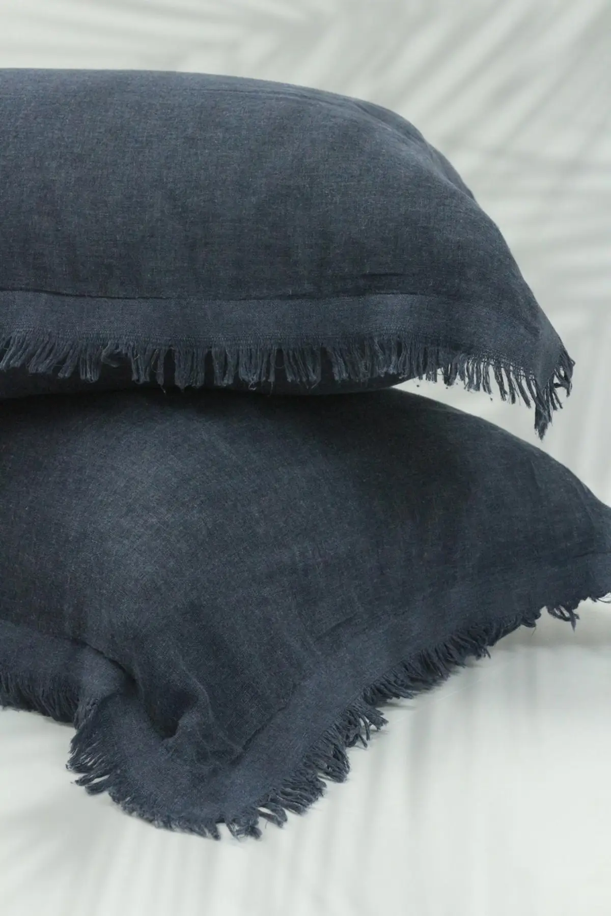 

Чехол-наволочка из чистого хлопка 2'li, 50x70 см, темно-синий