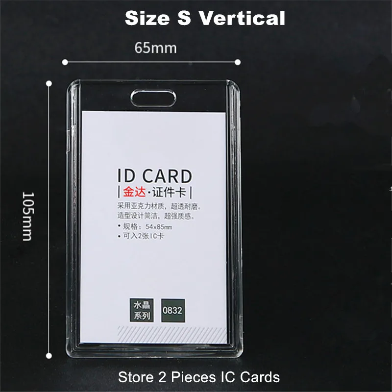 

Прозрачный акриловый держатель для бейджа Pelsone