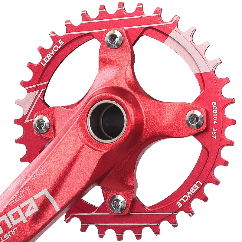 Универсальная круглая узкая широкая звезда 104BCD для горного велосипеда 32T 34T 36T 38T