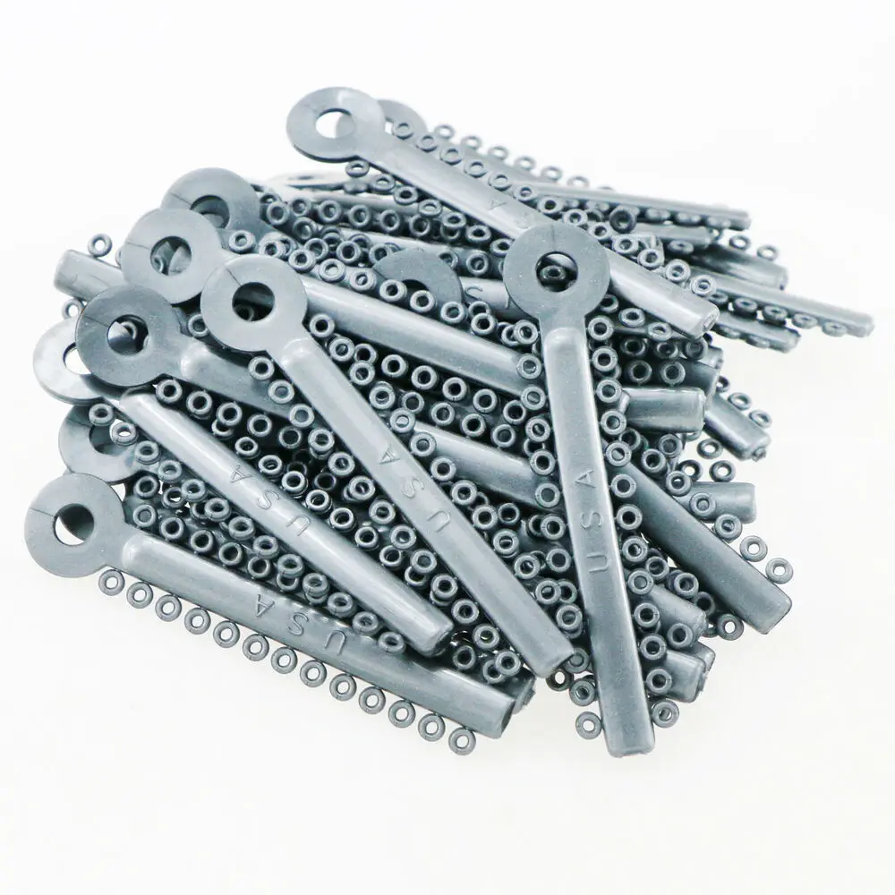 

Стоматологические Ортодонтические эластичные лигатурные стяжки серого цвета (1040 шт.)