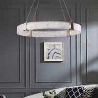 modern led chandelier wrought iron light luxury glass lamp creative living room dining room bedroom chandelier lamps