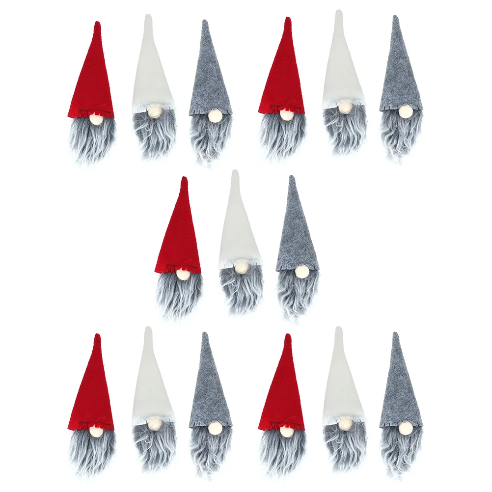 

Bottlechristmas Covertopper Toppers Decorations Table Gnomes Decor Tomte Swedish Hat Gnome Covers Party Decorative Hats Dress