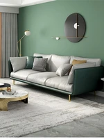 nordic minimalist cloth sofa size family italian light luxury modern simple technology cloth three person sofa