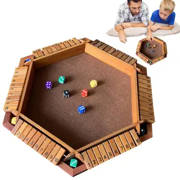 Shut The Box Game Close The Box Game Digital Game Toy Exercise Thinking Ability Deepen Parent-child Interaction Great For 1