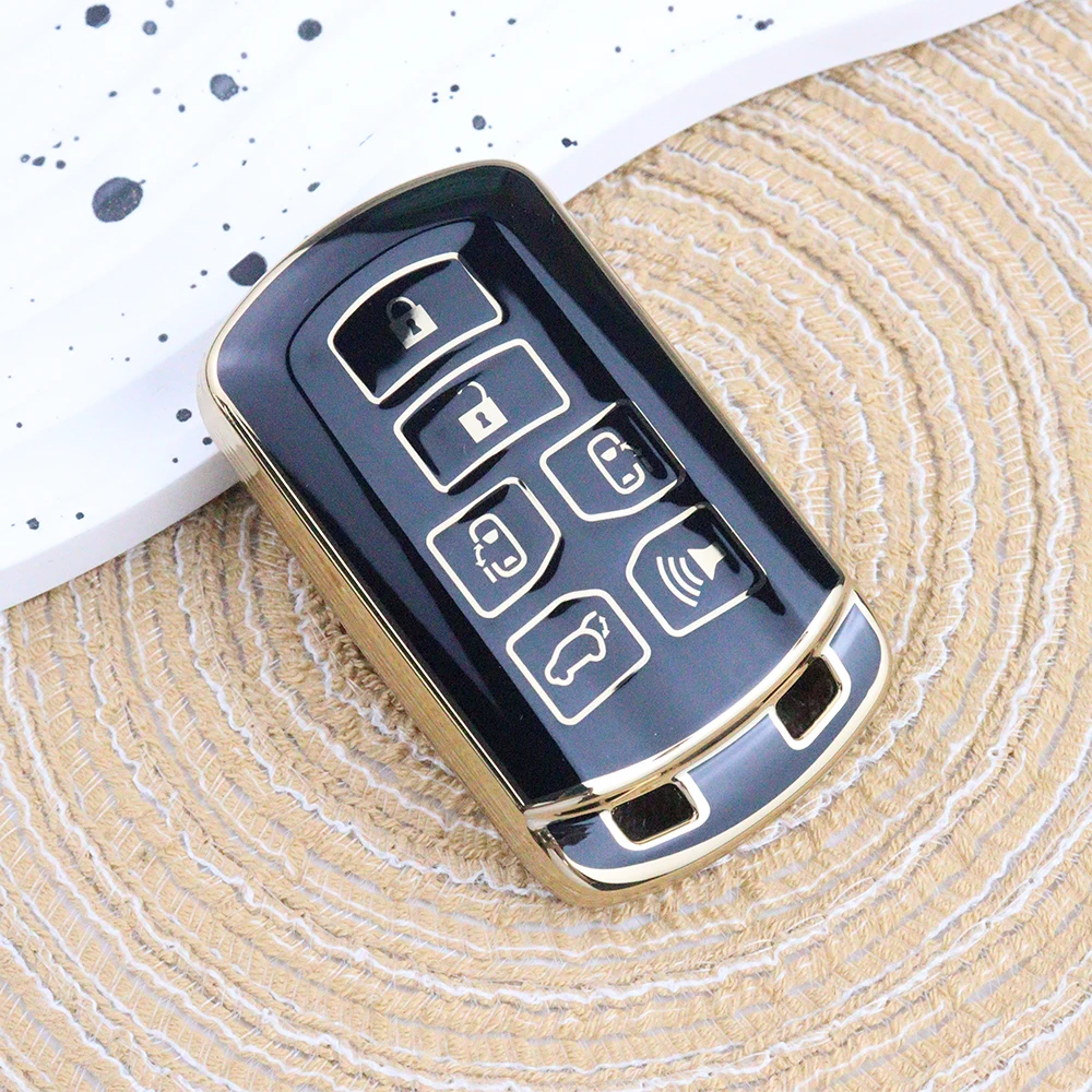 

6-кнопочный автомобильный брелок из ТПУ, чехол для Toyota Sienna Se Tacom 2015 2016 2017 2018 2019 2020, автомобильные аксессуары
