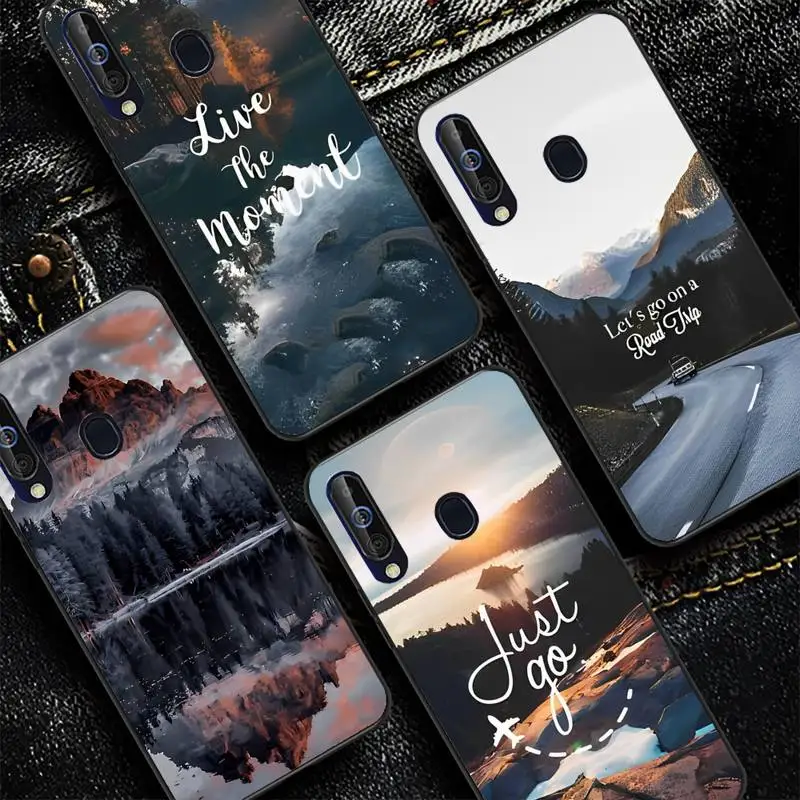 

Travel Mountain Sea Beach Phone Case for Samsung A51 01 50 71 21S 70 31 40 30 10 20 S E 11 91 A7 A8 2018
