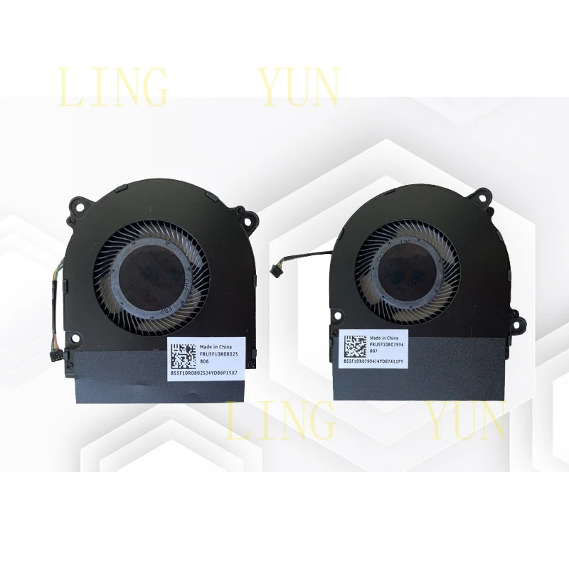 Фото Подходит для ноутбуков Lenovo Wei6-14ikb v530s-14ikb K43-80, вентилятор охлаждения графической карты и процессора. №2