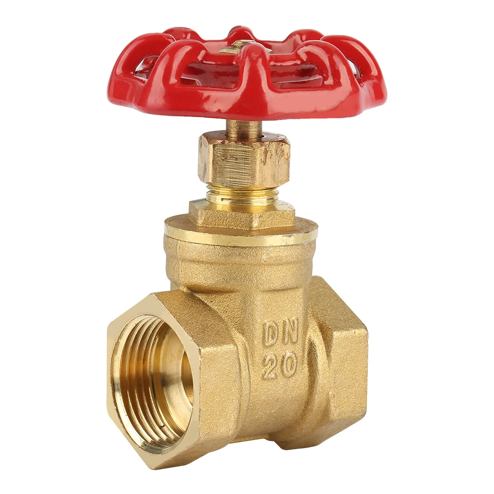 

DN20 Brass Gate Valve BSPP G3/4 Rotary Sluice Valve 232PSI for Water Oil Gas