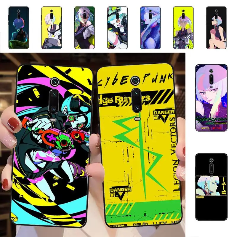 

Anime C-Cyberpunks Edgerunners Lucy Phone Case for Redmi 5 6 7 8 9 A 5plus K20 4X S2 GO 6 K30 pro
