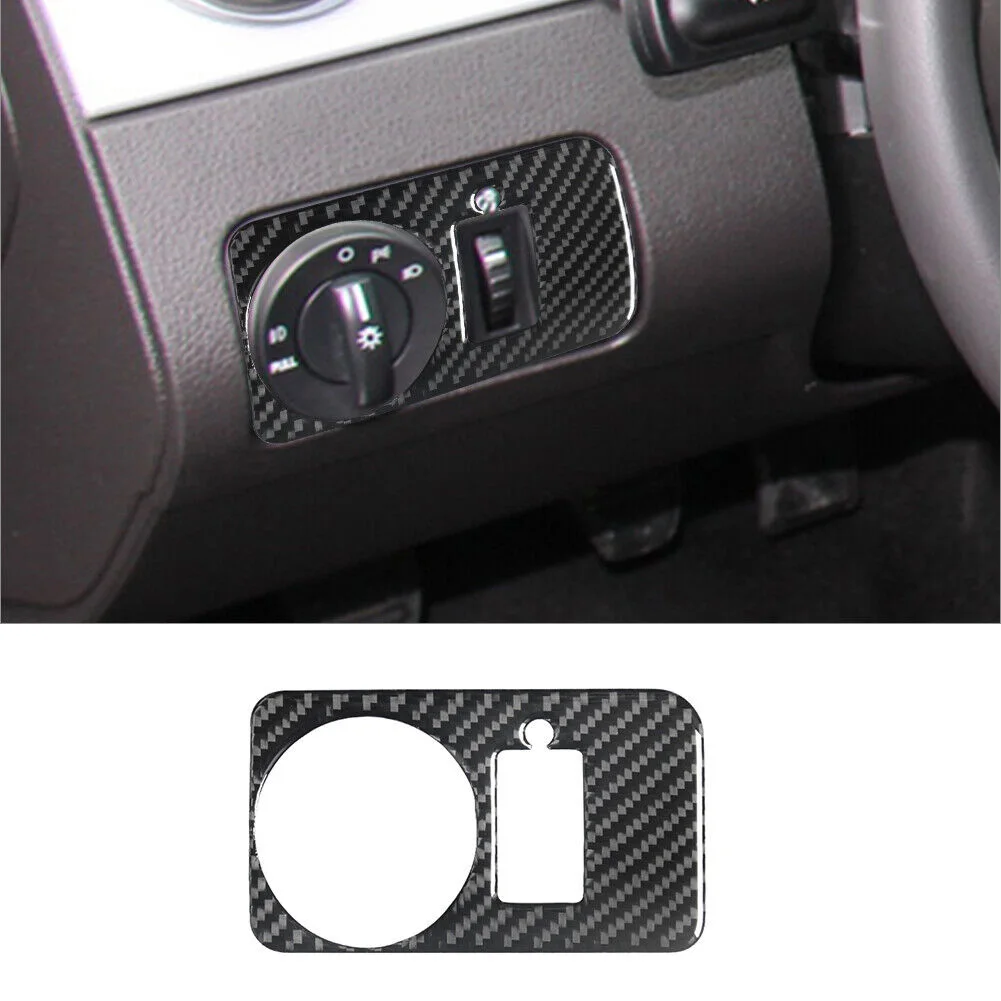 

15Pcs Carbon Fiber Full Interior Kit Set Cover Trim For Ford Mustang 2005-2009 Auto Carbon Fiber Complete Interior Package