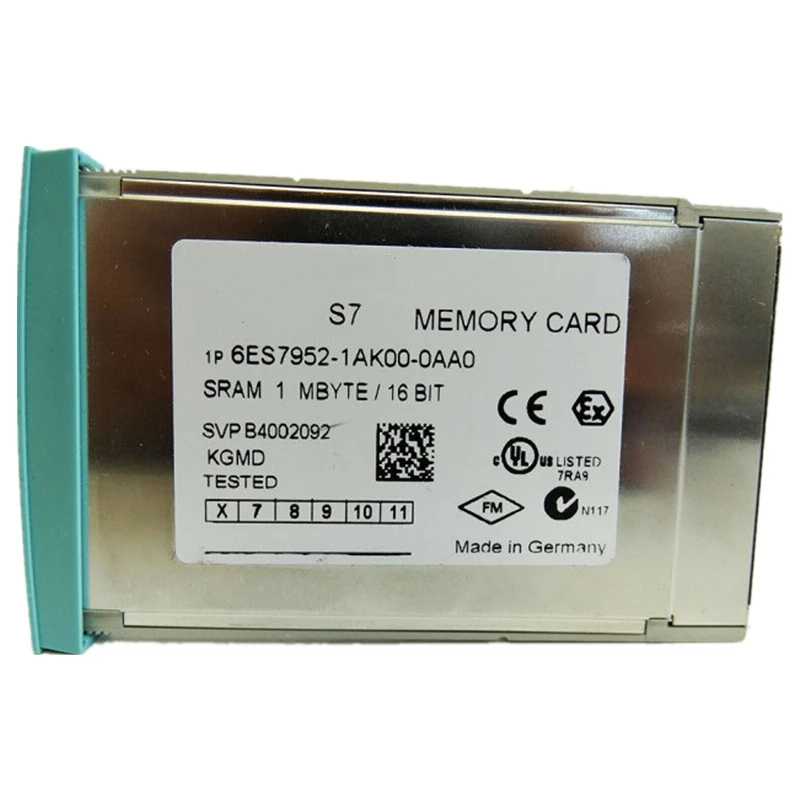 

Карта памяти 6ES7952-1AK00-0AA 0 В наличии пожалуйста, запрос