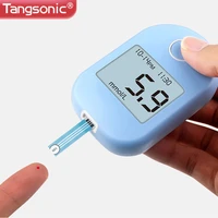 tangsonic blood glucose meter glucometer sugar test strips machine lancets kit household automatic diabetes tester monitor
