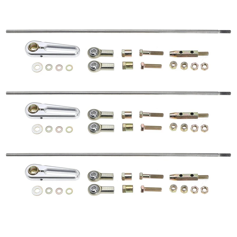 3x регулируемая стойка рычаг переключения передач связь комплект для Chevy TH-350 TH350