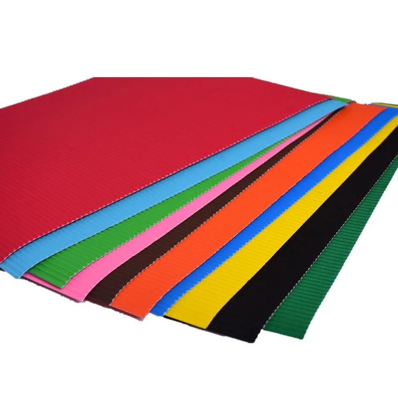 10 шт. цветная гофрированная бумага A4 цветов ручная художественная сделай сам