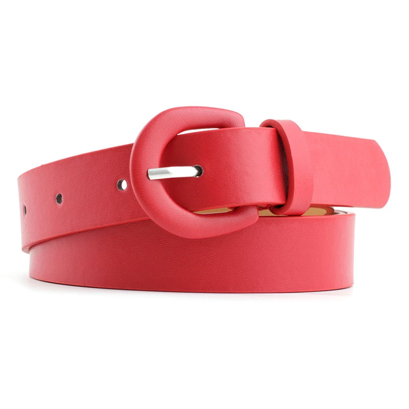 

Female Cowgirl Western Belts For Women New Women's Wide Black Brown White Pink Wild Trouser Belt