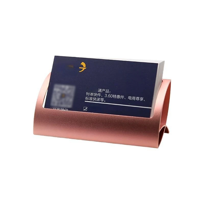 

Creative 6colors Metal Card Holders Note for Office Display Desk Business Holders Desk Accessories Stand Clip Memo Clip Holder