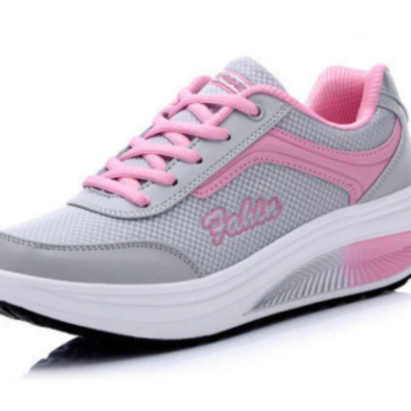 

Women Shoes Lightweight Breathable Casual Shoes Plus Size Comfortable Bottom Female Platform Shoes Outdoor Walking Zapatos Mujer