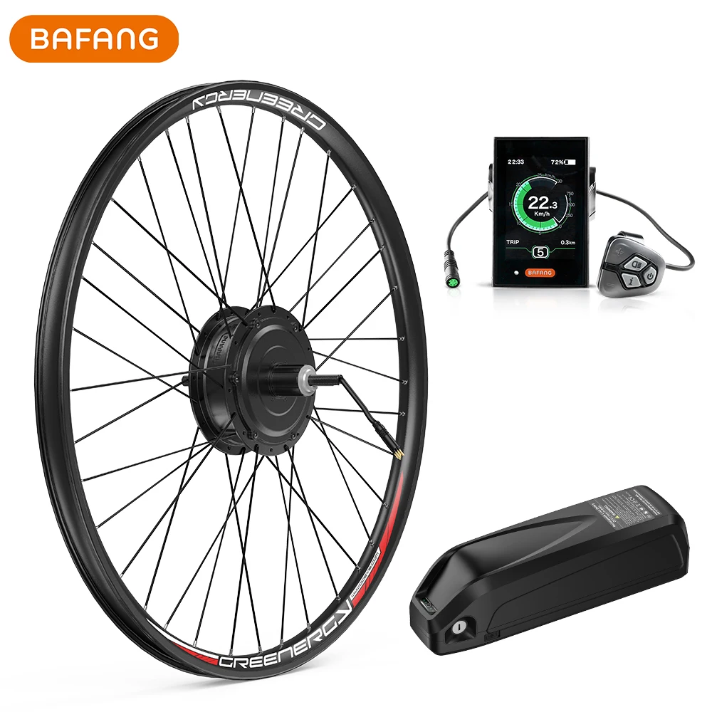 

Bafang HR-SERIES Rear E-bike Hub Motor 48V 500W Freewheel Electric Bicycle Conversion Kits For eCity eTour eRoad With Battery