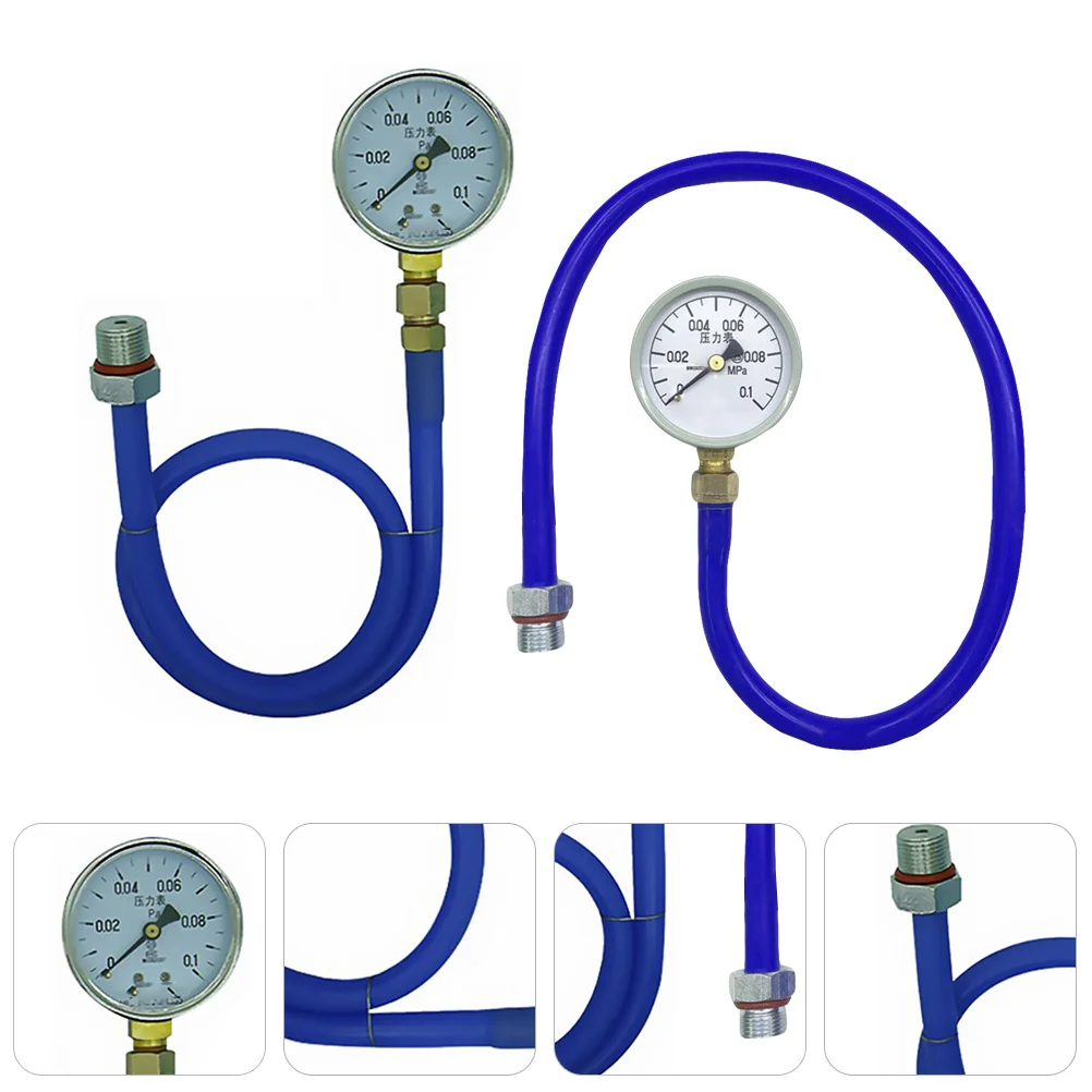 

2Pcs Practical Professional Plugging Meter Blockage Detection Tester Back Pressure Gauge