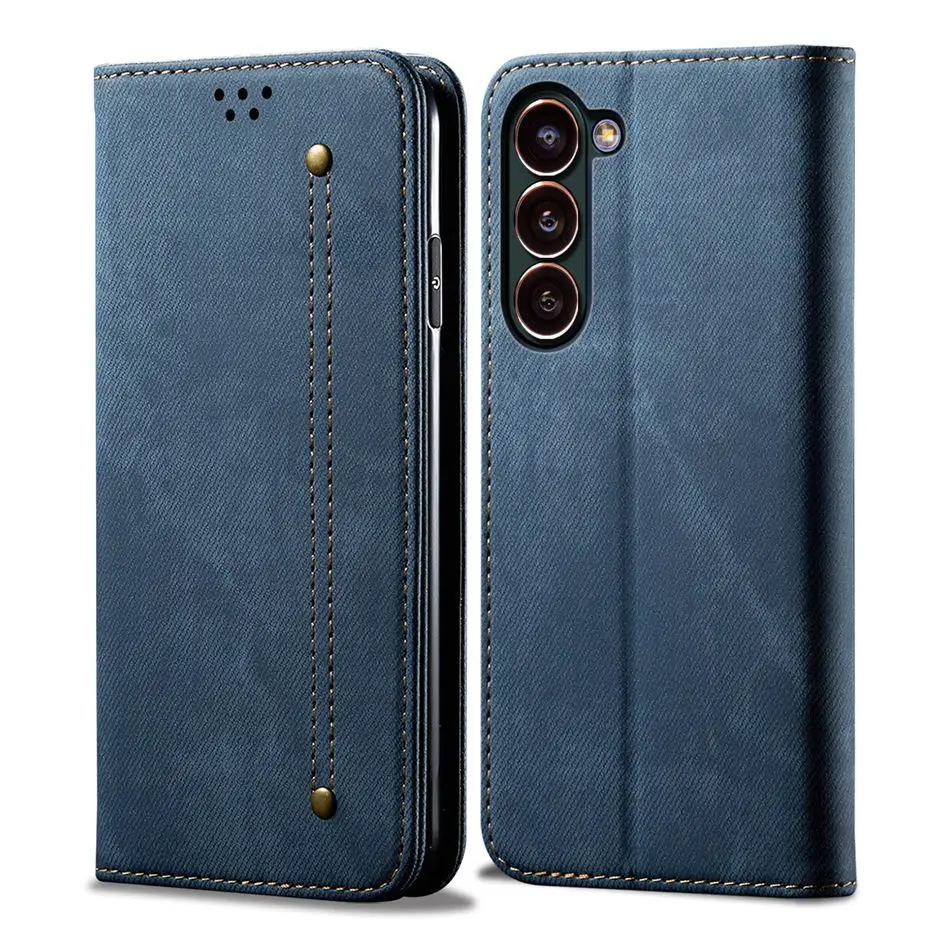 

Retro Flip Leather Case for Samsung Galaxy S23 Ultra S22 Plus S21 FE S20 FE S20 Lite Phone Case Pouch Cards Wallet Cover