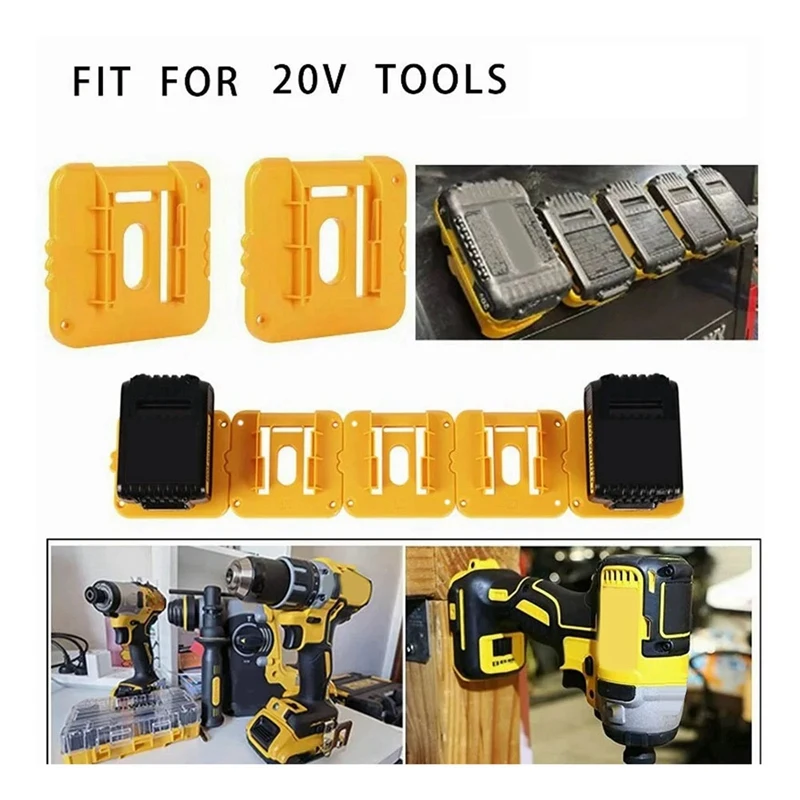 Стойка для хранения аккумуляторов Dewalt 18 в держатель аккумулятора настенный