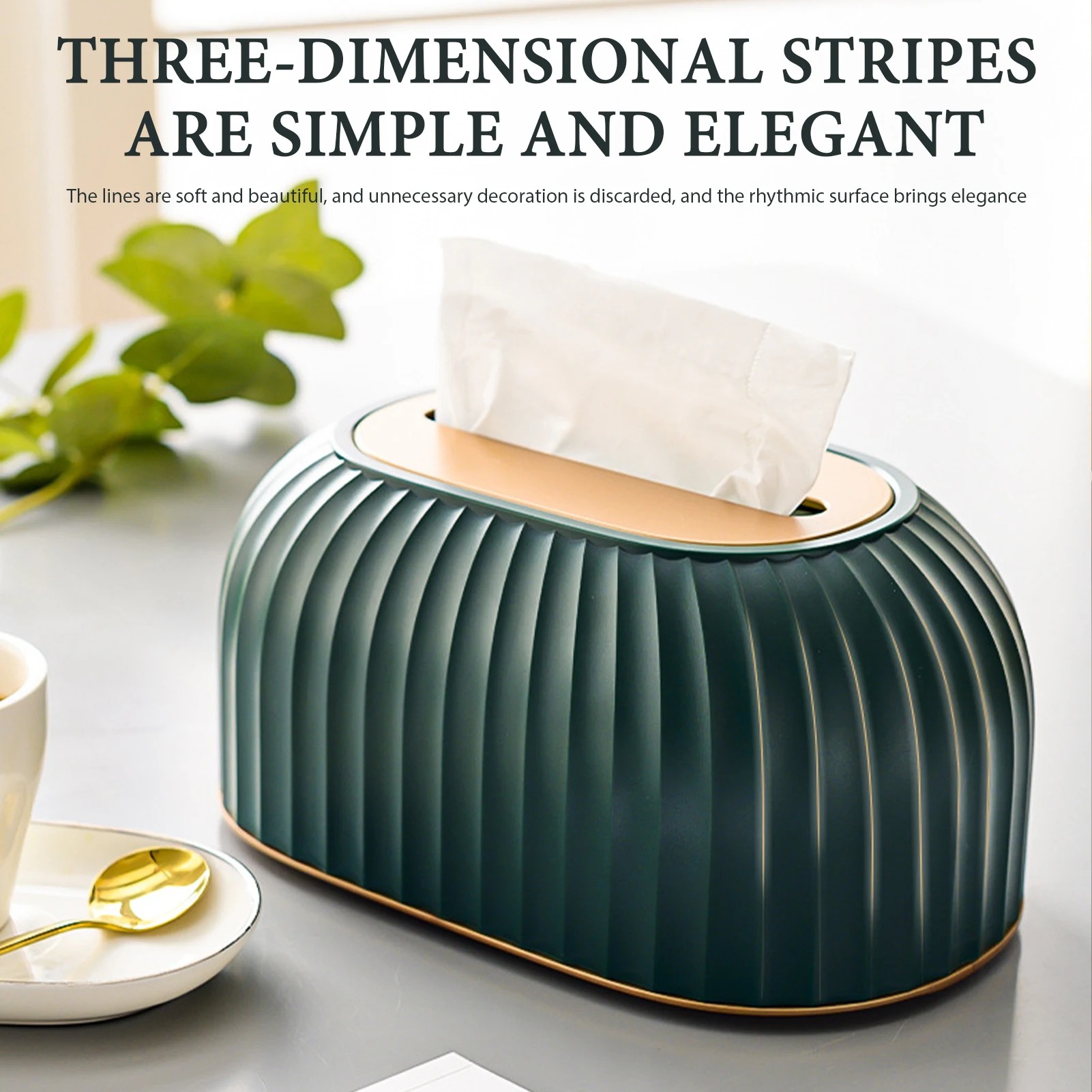 

Light Luxurys Tissue Box Plastic Desktop Tissue Storage Holder For Living Room Home