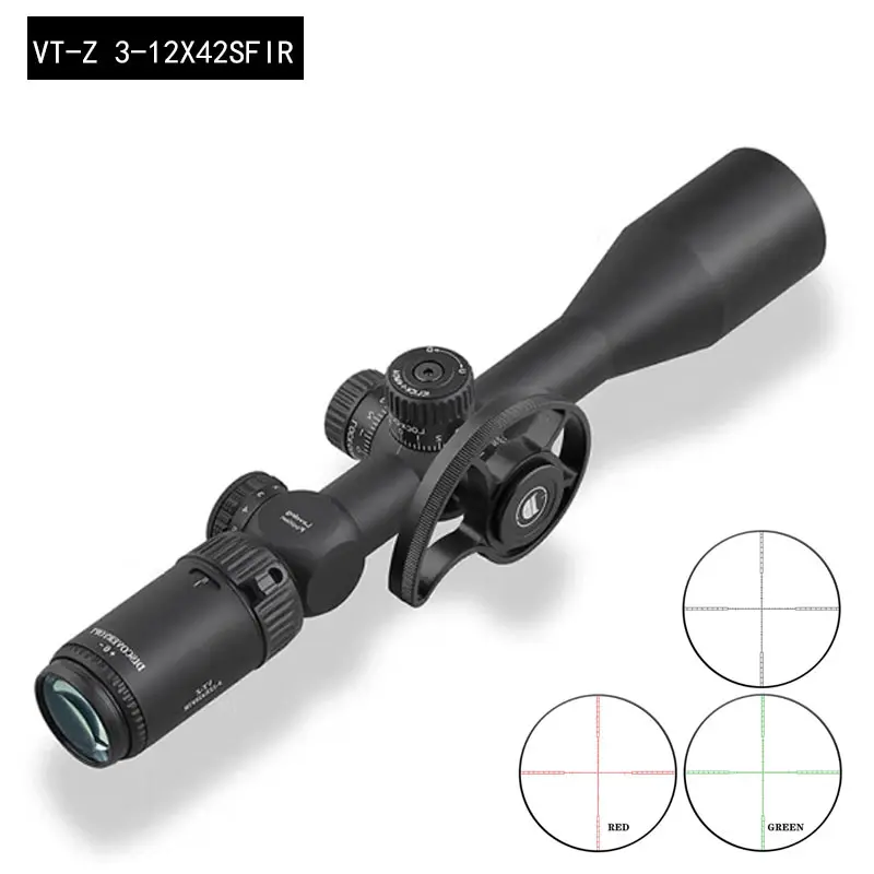 

Тяните и заблокируйте ударопрочный провод для близорукости Vt-Z 3-12X42Sfir заднего вида