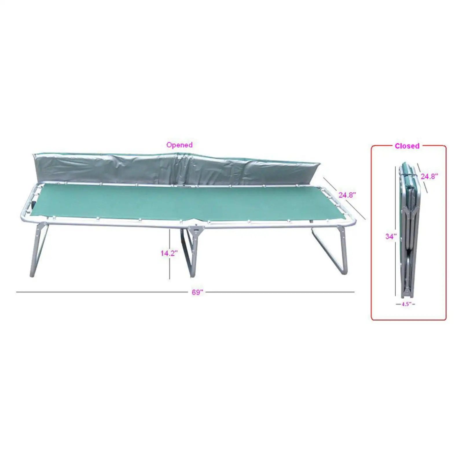 Comfort Cot,Green