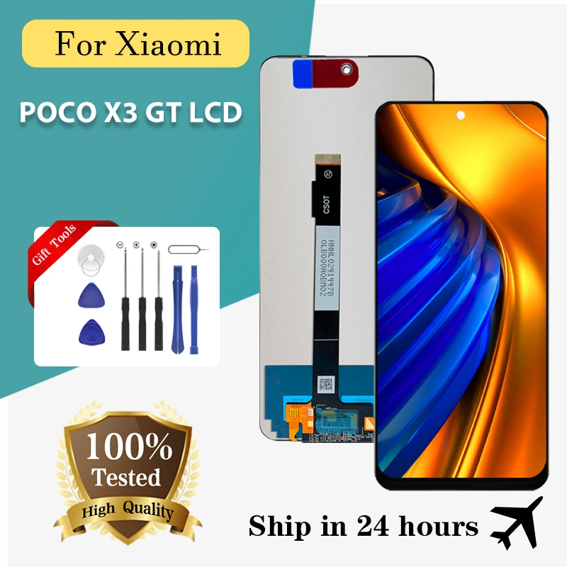 

Brand New 6.6 Inch 21061110AG Screen For Xiaomi POCO X3 GT Lcd Touch Panel Digitizer Assembly For POCO X3GT Display Free Ship