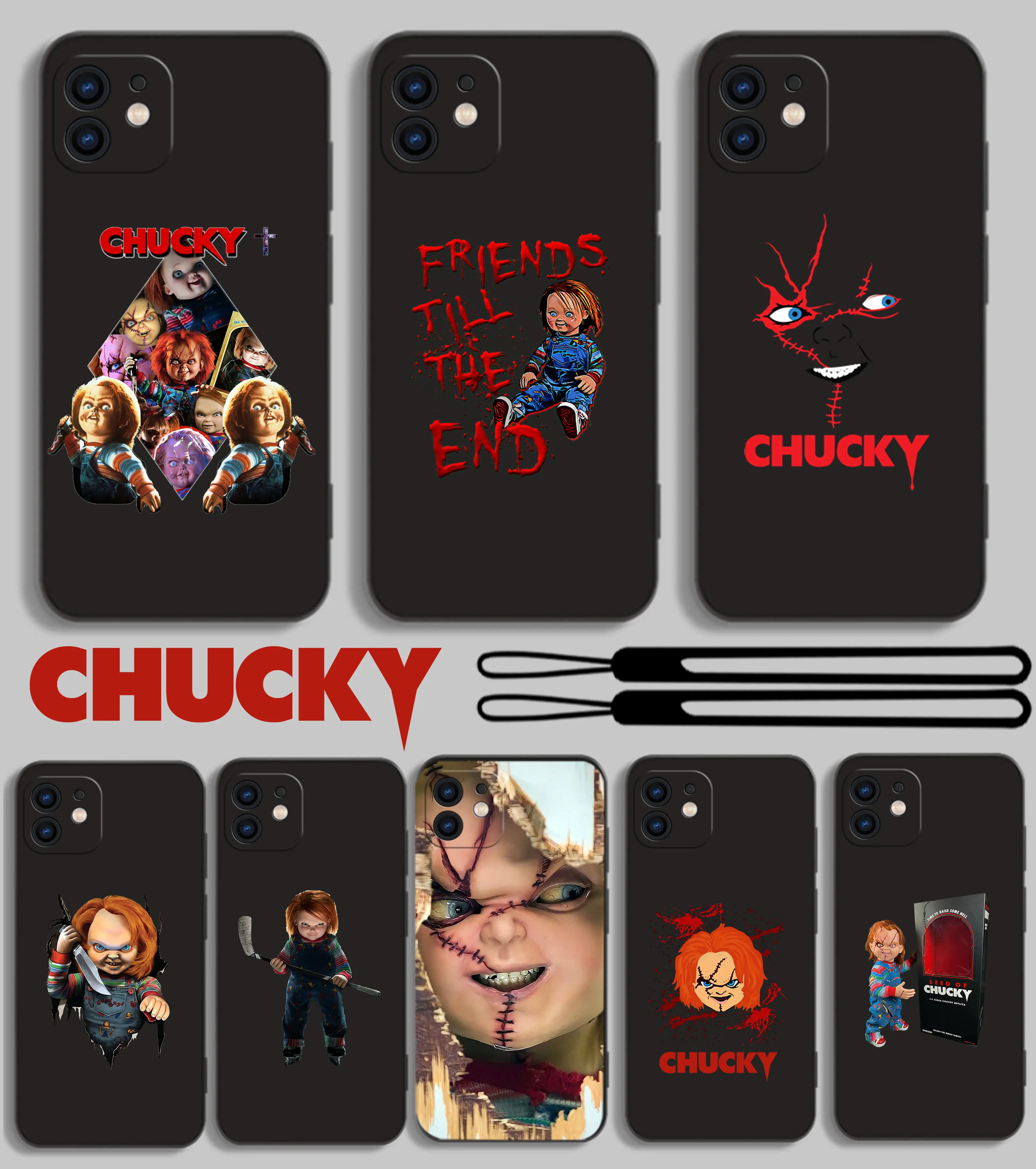 

Chucky Good Guys Phone Case For Samsung Galaxy S24 S23 S22 S21 S20 Ultra FE S10 4G S9 S10E Note 20 10 9 Plus With Lanyard Cover