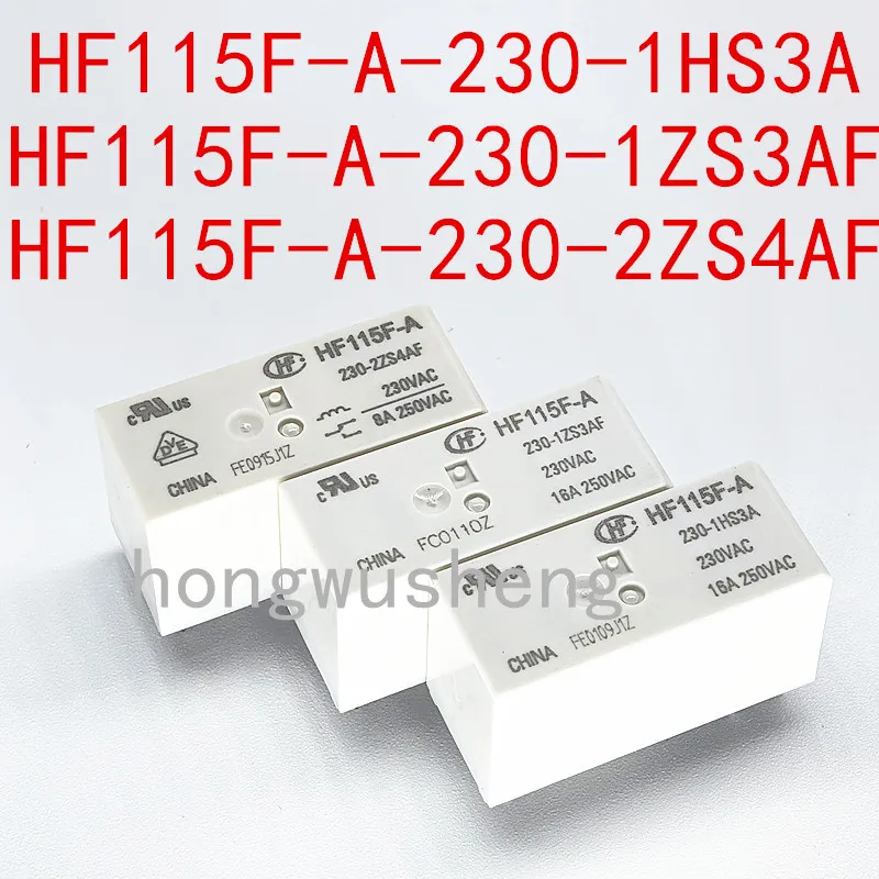 100% новое 1 шт. HF115F-A-230-1HS3A HF115F-A-230-1ZS3AF HF115F-A-230-2ZS4AF реле AC230V