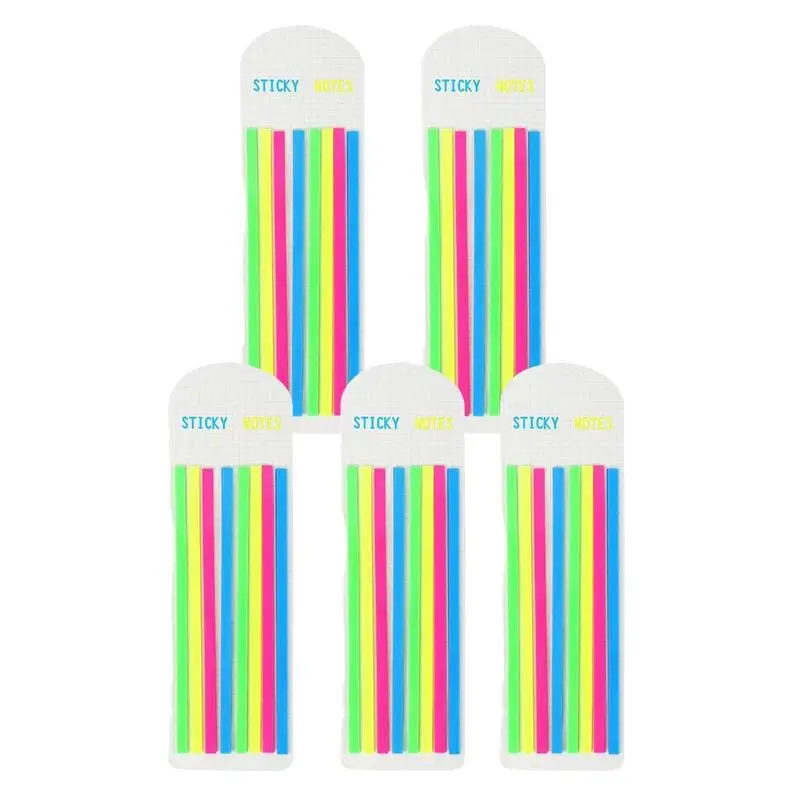 

Highlighting Strips Transparent Sticky Notes Highlight Strips Page Markers Sticky Book Tabs For Annotating Books Pack Of 5