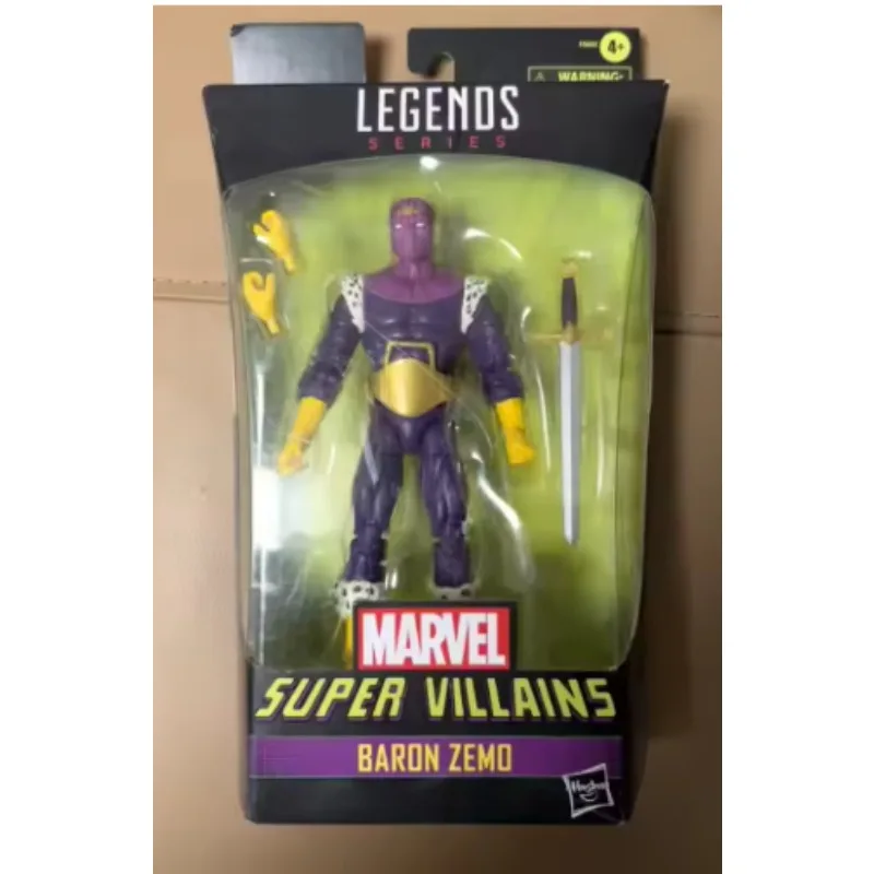Фото Оригинальная коллекционная модель аниме-фигурки Hasbro Marvel Legends Series SUPER VILLAINS BARON ZEMO №5