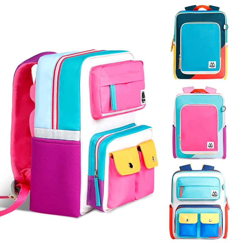 Young children's spine protection schoolbag  Comfort and safety Travel bag  child care center