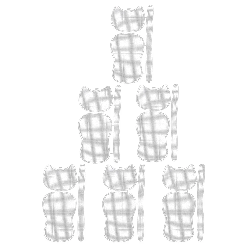 6 шт. сумка с крючком сетчатая модель наборы для вязания пластина изготовления