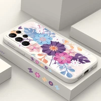 delicate flowers phone case for samsung galaxy s22 s21 s20 ultra plus fe s10 s9 s10e note 20 ultra 10 9 plus cover