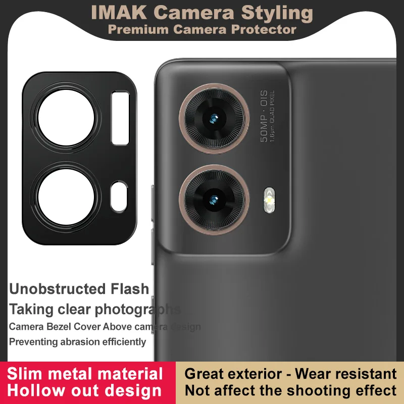 Для Moto G85 5G Защитная пленка для объектива IMAK Стайлинг камеры Премиальная защита S50