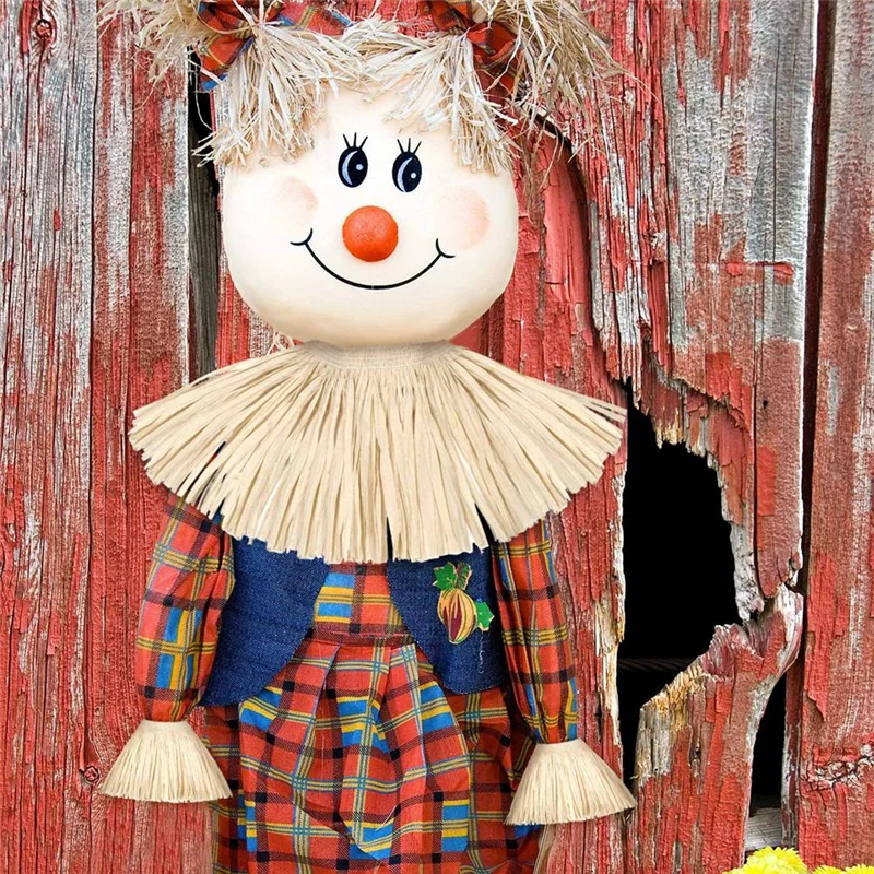 Соломенный комплект пугала бумажное пугало аксессуары для костюмов шея рука и
