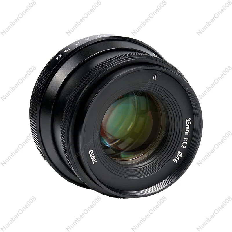 Объектив F1.2 35 мм для Nikon Z30 Canon Oba Panasonic M43 Sony E Mount Fuji XF