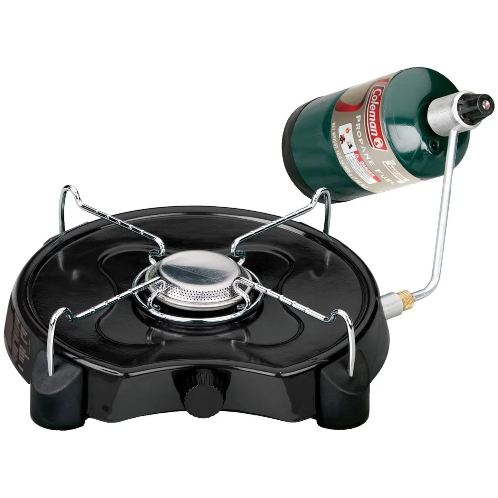 

PowerPack Propane Gas Camping Stove, 1-Burner Picnic Accesorios Outdoor Cooking Cookware