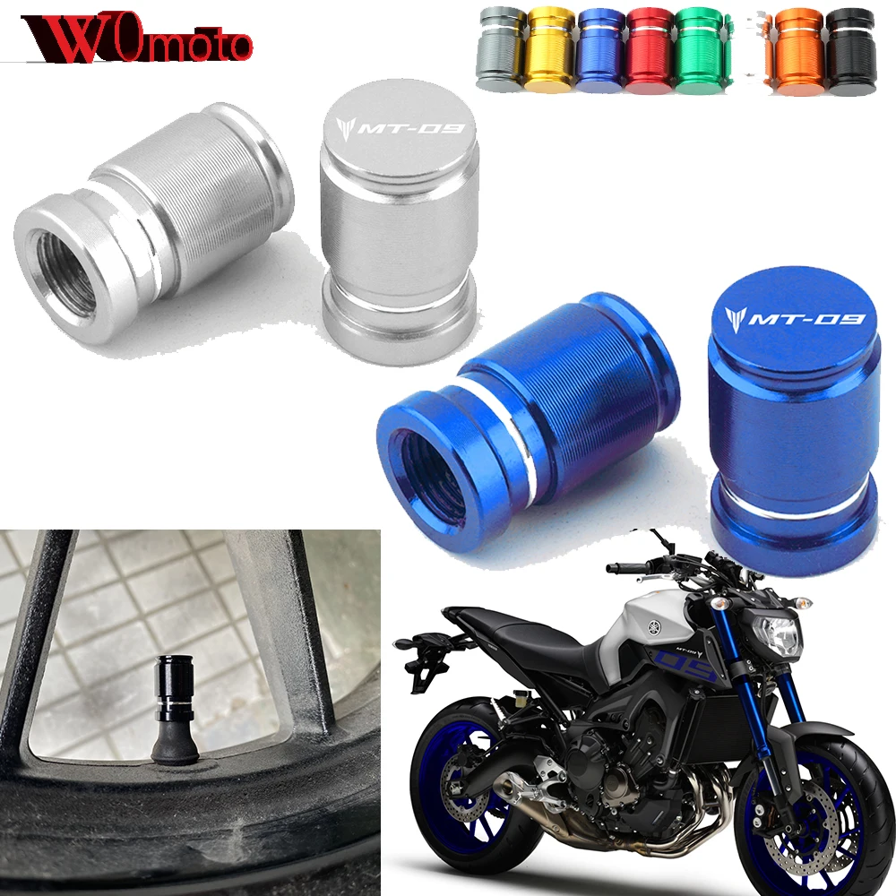 

Для YAMAHA MT09 MT-09 SP 2014-2020 2021 2022 новейшие колпачки воздушных клапанов мотоциклетных шин с ЧПУ колпачки пылезащитных стеблей для колес двигателя