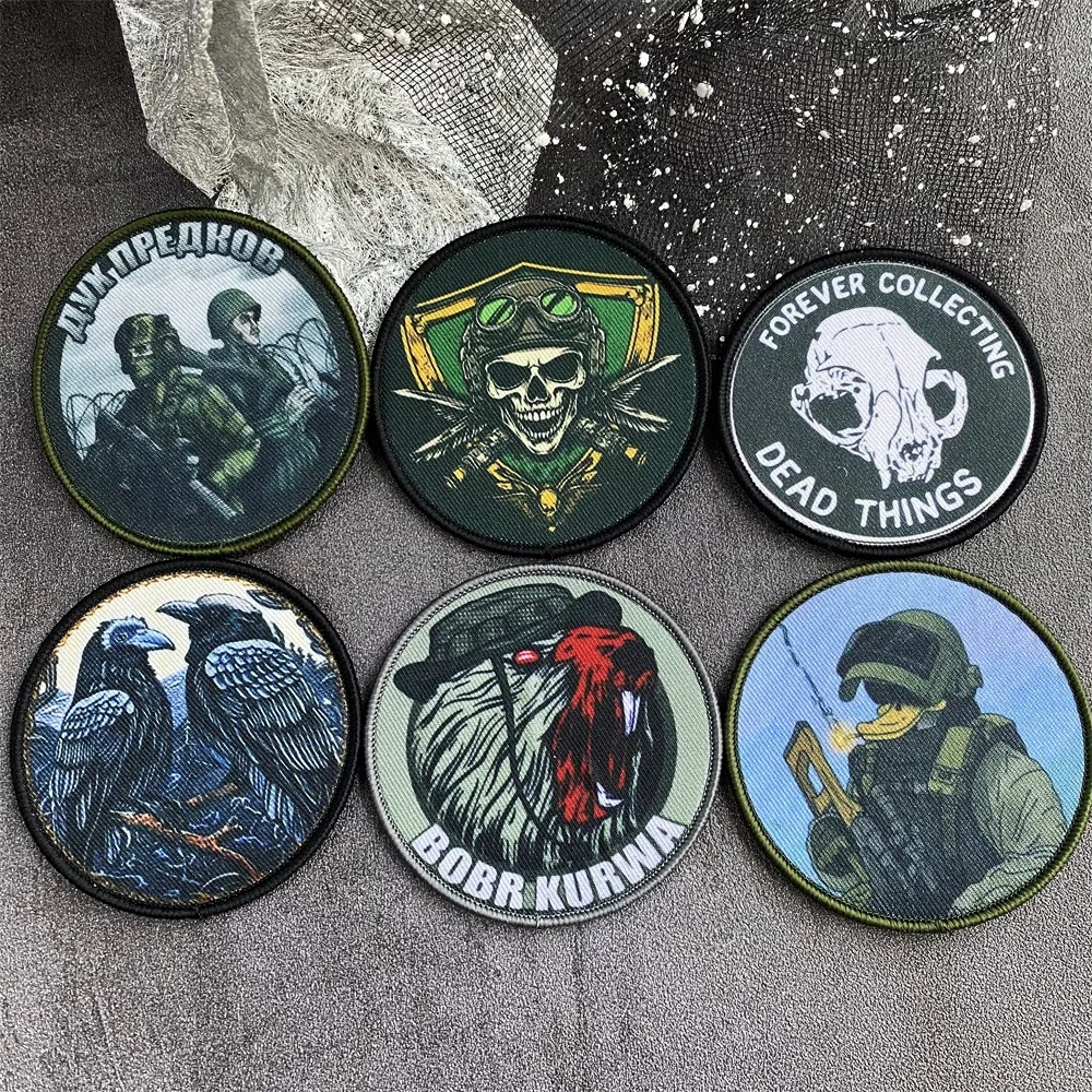 Тканевые нашивки Утка-воин