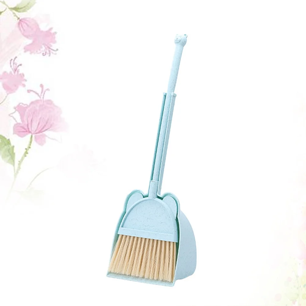 

Keyboard Brush Broom Bathtub Cleaner Cleaning Tools Desktop Table Pretend Play Set Samll Dustpan