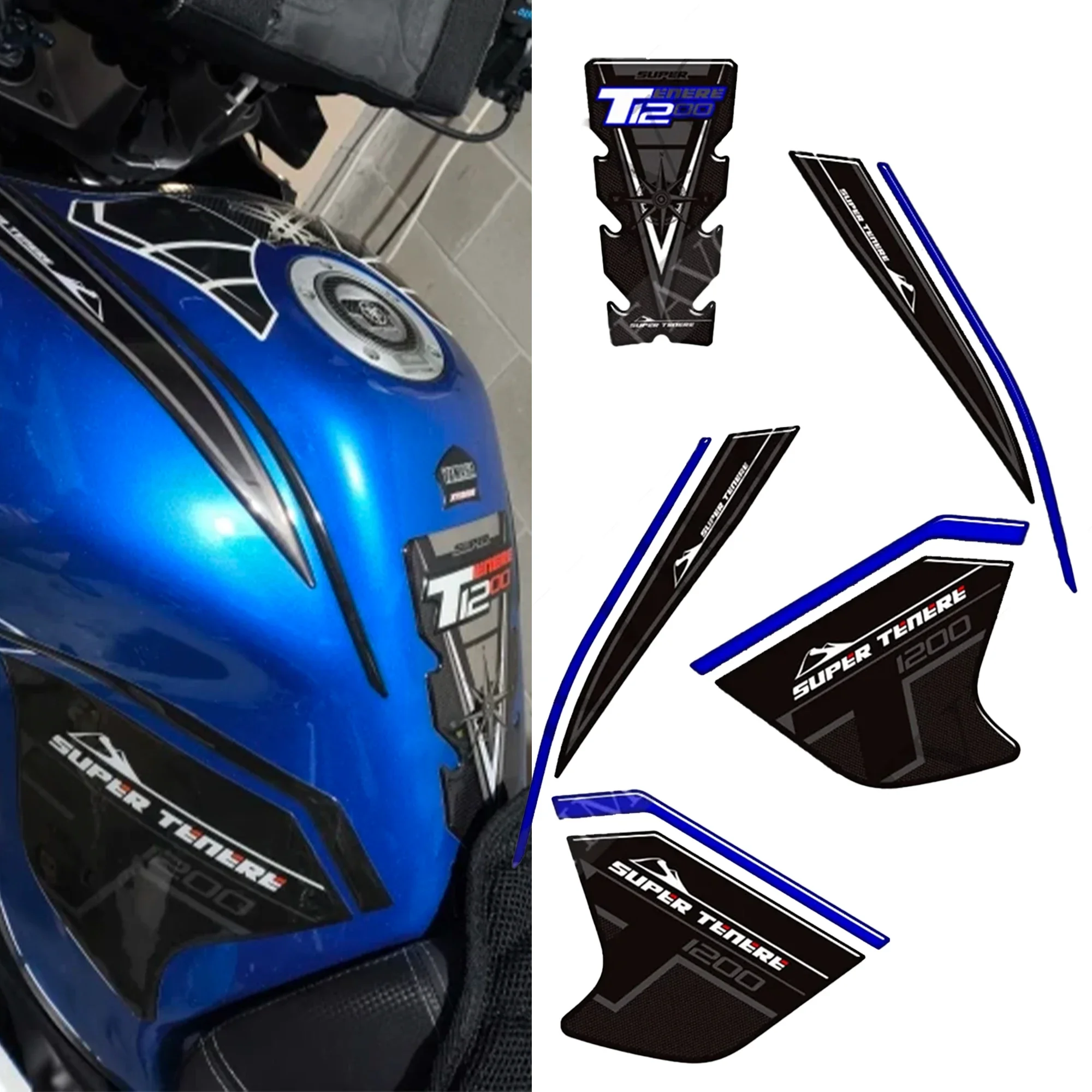 Подходит для Yamaha Super Tenere Xt1200x Xt1200ze комплект газового мазута коленная рыба 3d