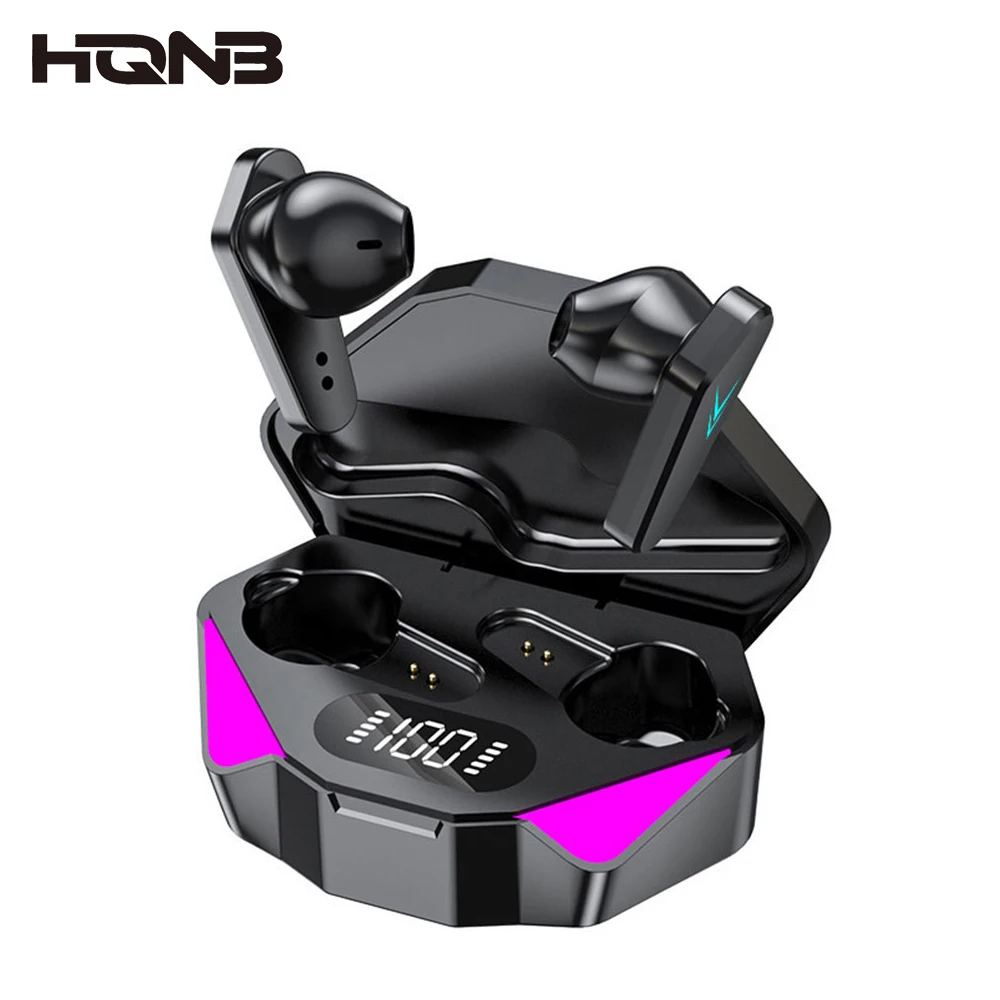 

Игровая гарнитура X15 TWS, беспроводные наушники Bluetooth, наушники с низкой задержкой 65 мс, наушники с микрофоном, беспроводная гарнитура со свет...